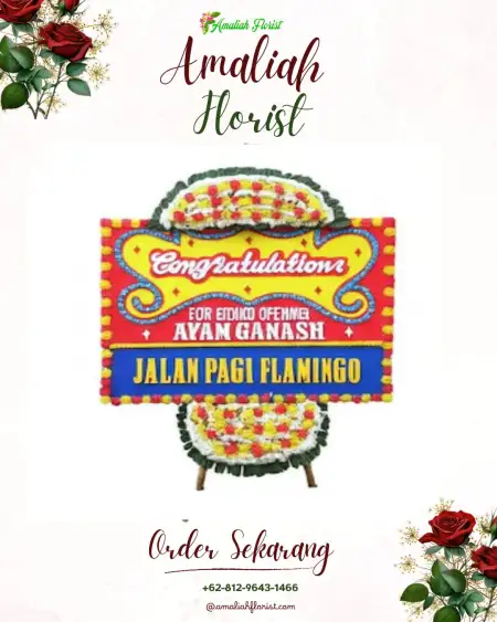 Sewa Papan Bunga Batang Hari Leko